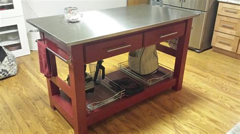 sheet metal kitchen island|stainless steel topped kitchen island.